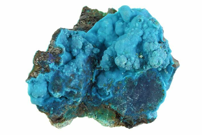 Vibrant Teal Chrysocolla Formation - Peru #358685